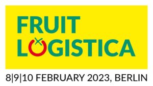 Fruit Logistica trade show logo with dates